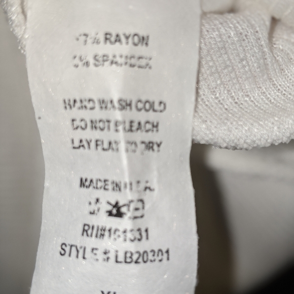 NWT White bodysuit - Picture 3 of 3